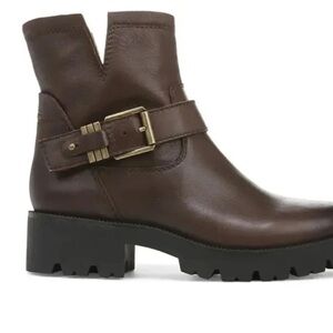 Zodiac Miller Espresso Combat Boots   Bootie Size 8.5 New‎